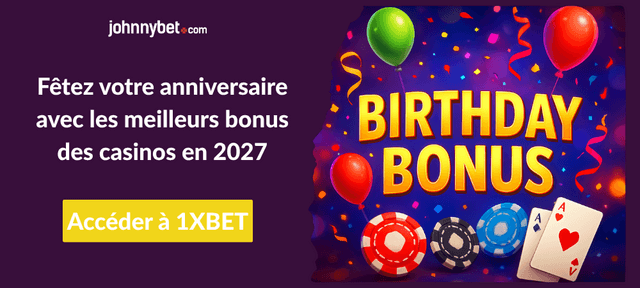 prix exclusifs anniversaire