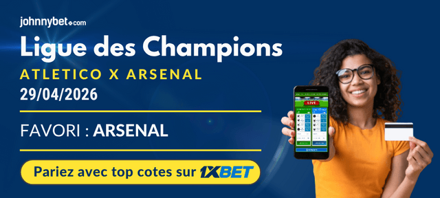 top paris sportifs Atletico Arsenal