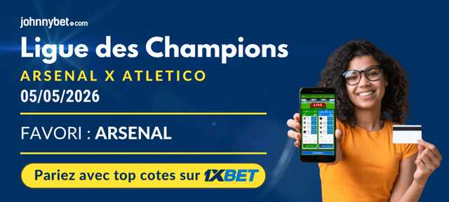 top paris sportifs sur Arsenal Atletico
