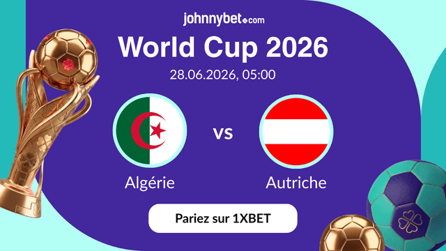 top paris sportifs pour Algérie vs Autriche