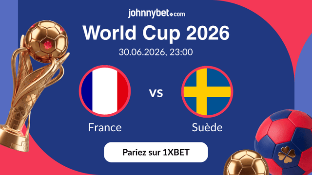 parier sur France Suède