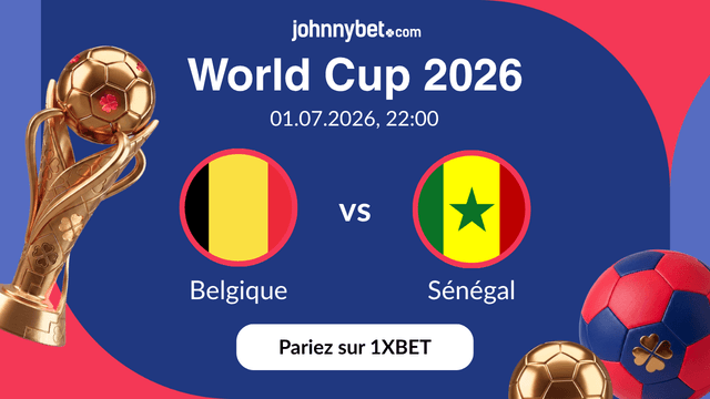 paris sportifs Belgique Senegal