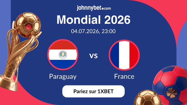 parier cdm france paraguay