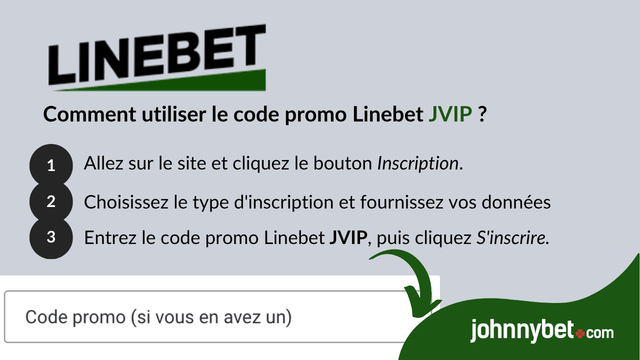 inscription Linebet code bonus