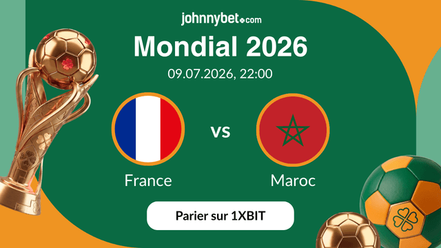 bookmakers france vs maroc