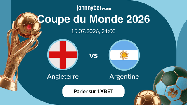 angleterre vs argentine parier