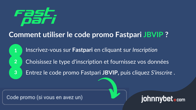inscription code promo fastpari