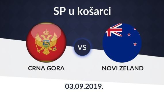 Crna Gora-Novi Zeland tipovi, kvote, prijenos, kladionica