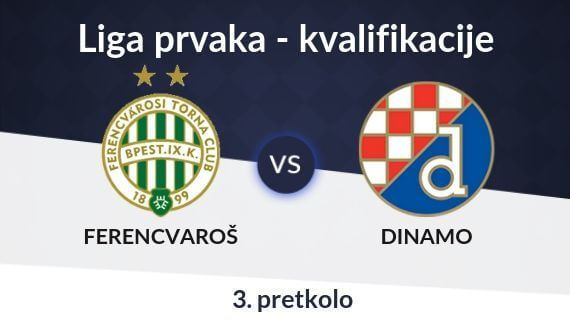 Ferencvaroš-Dinamo kvote, kladionica, tipovi, prijenos