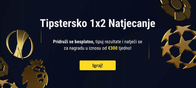 1X2 tipstersko natjecanje s novčanim nagradama