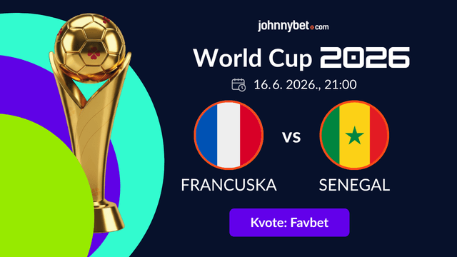 Francuska - Senegal kvote za kladjenje