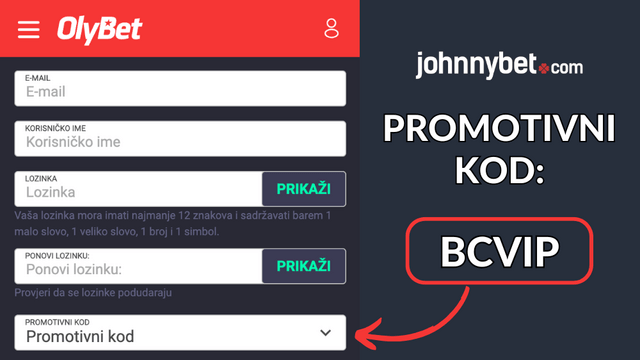 Olybet promotivni kod za registraciju