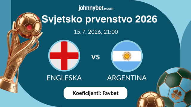 Engleska - Argentina kladjenje