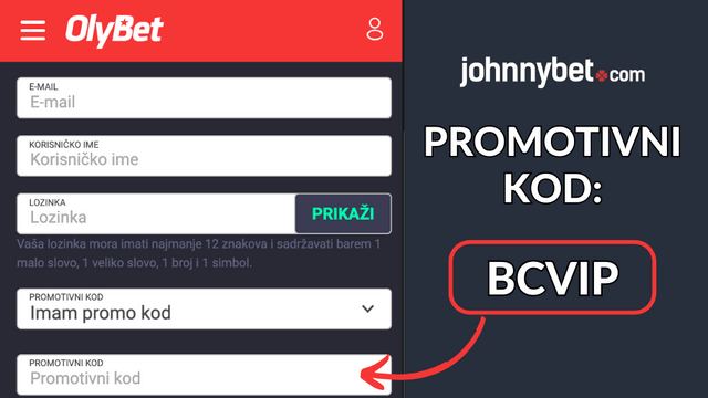 Olybet promotivni kod za otvaranje računa