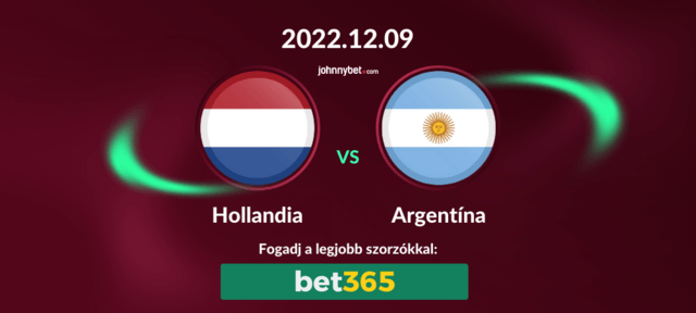 Hollandia - Argentína negyeddöntő online fogadás