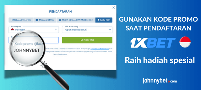 kode pendaftaran 1xbet