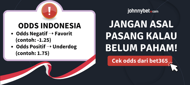 penjelasan odds positif dan negatif indonesia