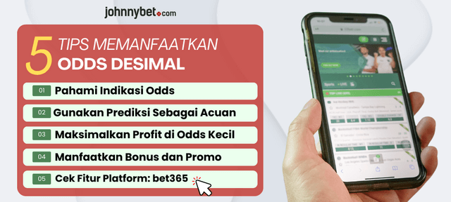 cara memanfaatkan odds desimal