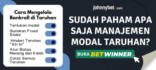 tips mengatur modal taruhan bola
