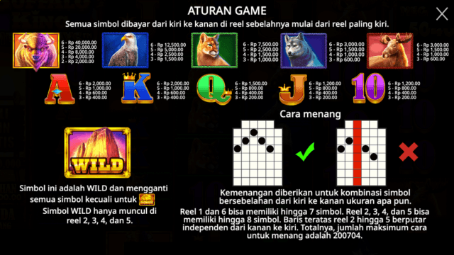 arti simbol buffalo king megaways