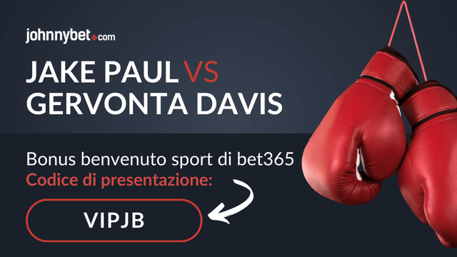 jake paul vs gervonta davis bonus scommesse