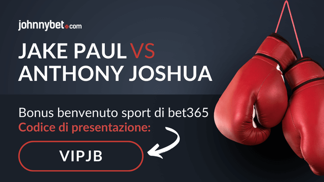 jake paul vs anthony joshua bonus scommesse