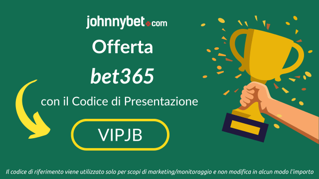bet365 codice bonus