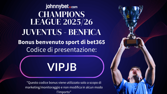 scommesse live juventus benfica