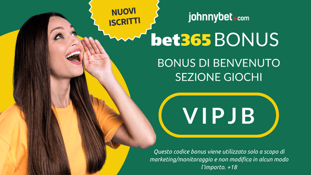 codice bonus bet365 2026