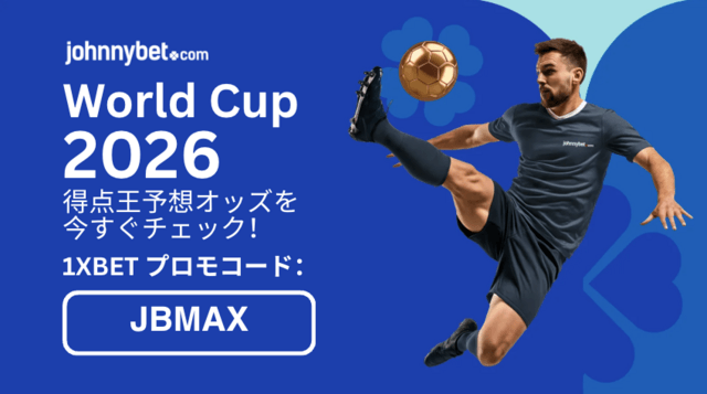 得点王　予想オッズ　ワールドカップ2026