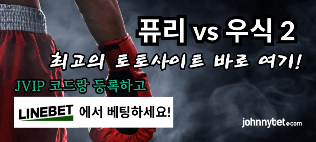 퓨리 vs 우식 2 토토사이트 