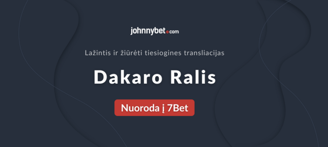 dakaro ralis tiesiogines transliacijos