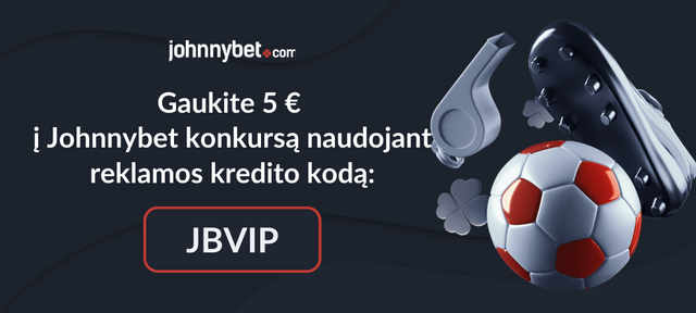  Bonus nemokamai JohnnyBet