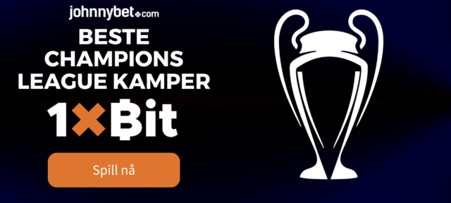 1xBit Champions League gratis online odds med velkomstbonus
