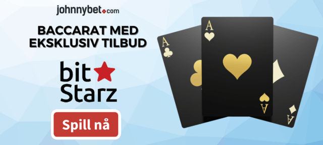 Baccarat casino kortspill online i Norge