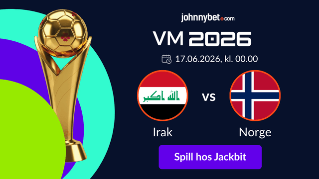 beste odds pa irak vs norge
