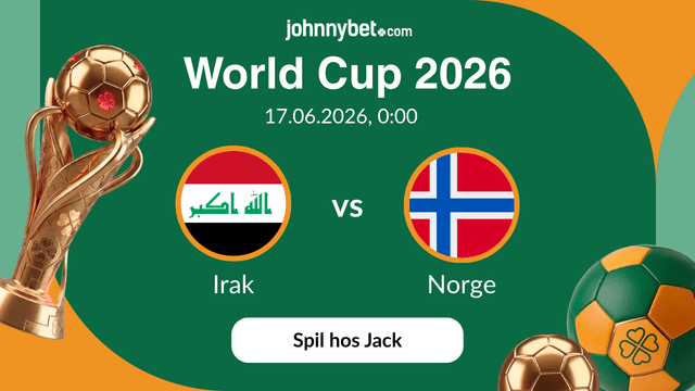 beste odds pa irak vs norge