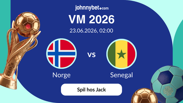 odds pa norge vs senegal