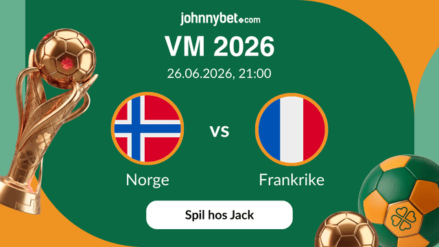 odds pa norge mot frankrike