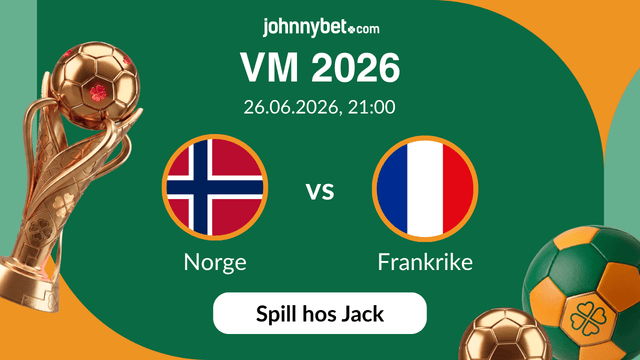 odds pa norge mot frankrike