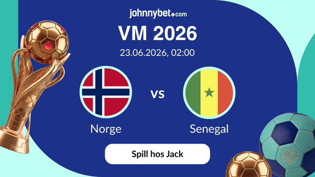 odds pa norge vs senegal