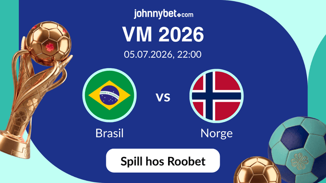 beste odds pa brasil vs norge