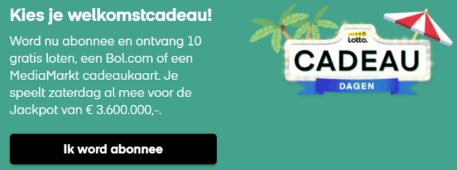 Nederlandse Loterij Lotto Aanbieding