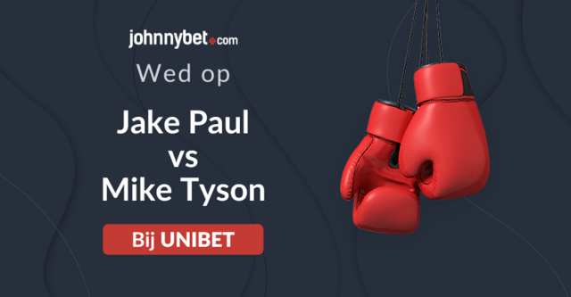 Jake Paul vs Mike Tyson weddenschappen bonus
