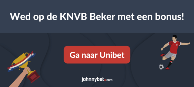 gokken op de knvb beker bij een online bookmaker