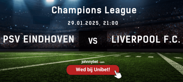 psv eindhoven liverppol fc odds