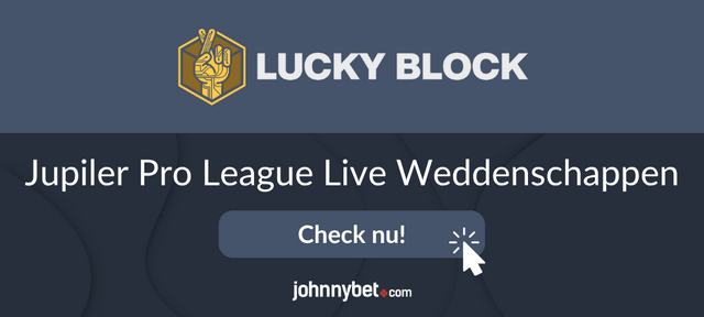 jupiler pro league live bij een online bookmaker