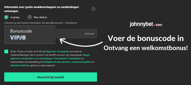 bet365 nederland registratie