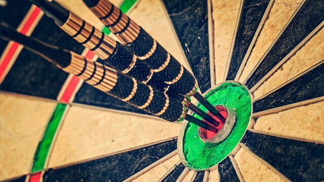 online wedden op darts met een bonus