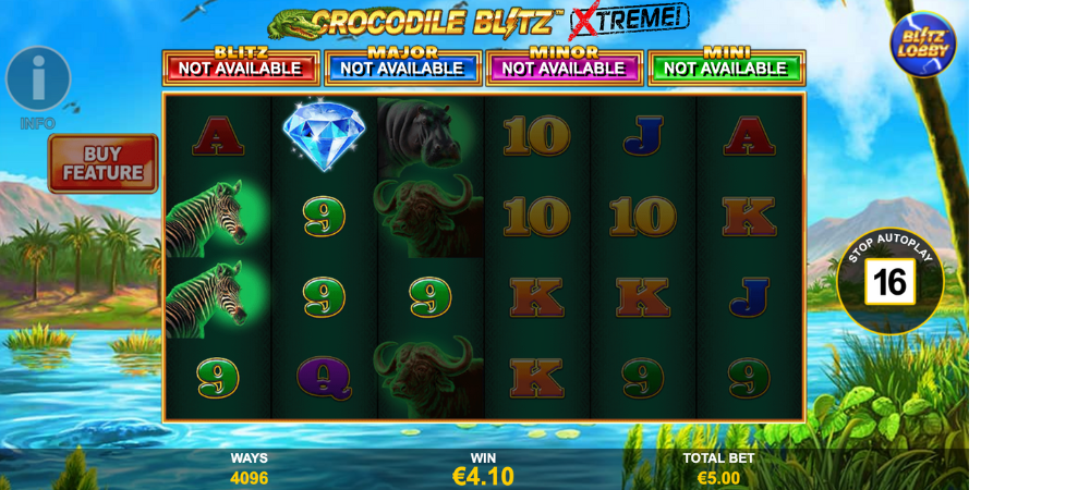crocodile blitz xtreme bono giros gratis